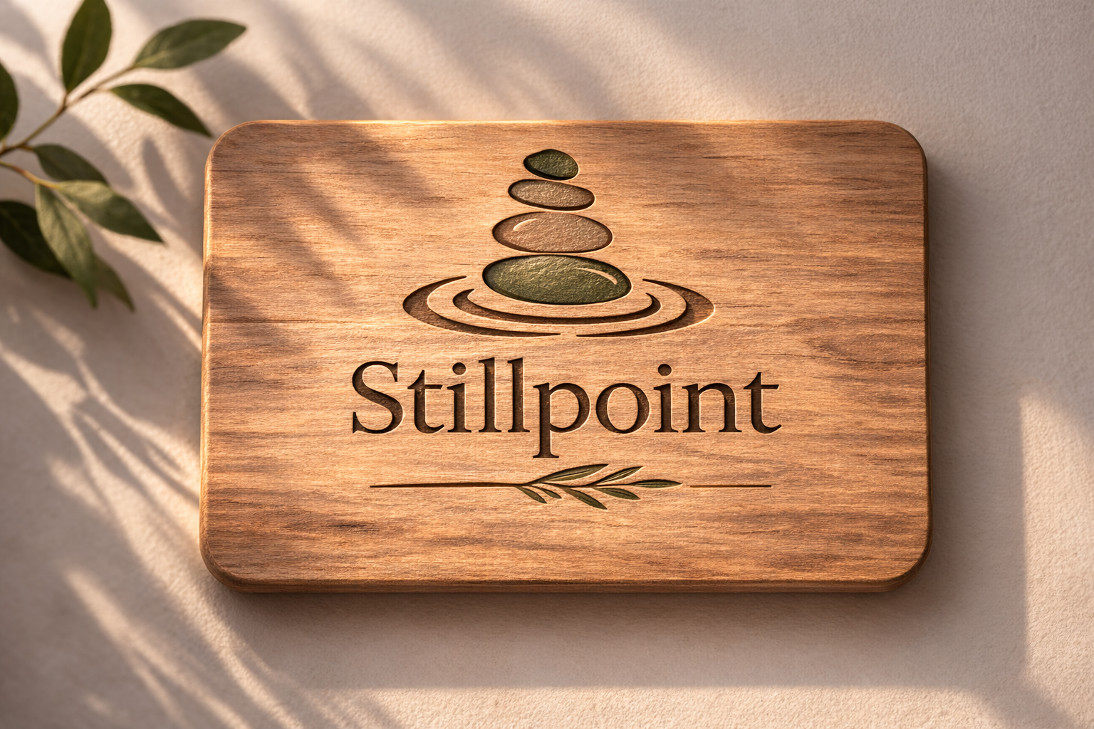 Wooden Engraved Door Sign